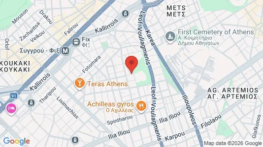 Apartments for rent i Athens Akropoli - kort over placeringen