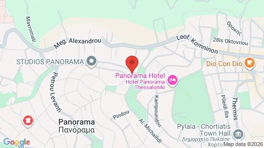 Apartments for rent i Pylaia-Chortiatis - kort over placeringen