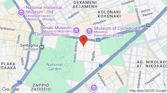 Apartments for rent i Athens Ampelokipoi - kort over placeringen