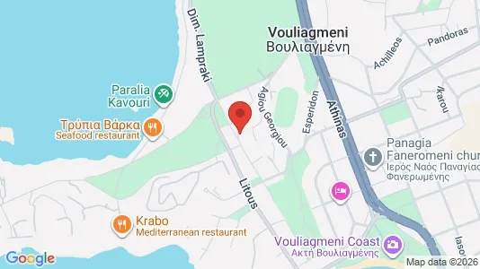 Apartments for rent i Vari-Voula-Vouliagmeni - kort over placeringen