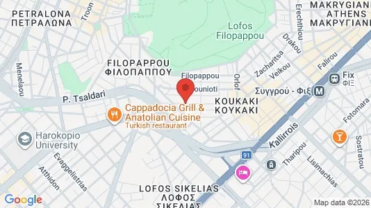 Apartments for rent i Athens Akropoli - kort over placeringen