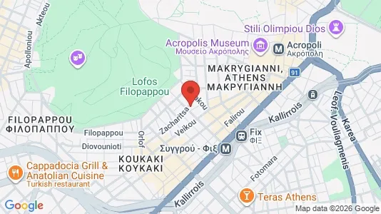 Apartments for rent i Athens Akropoli - kort over placeringen