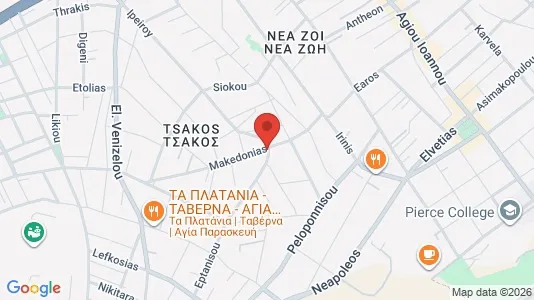 Apartments for rent i Agia Paraskevi - kort over placeringen