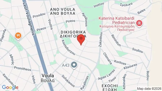Apartments for rent i Glyfada - kort over placeringen