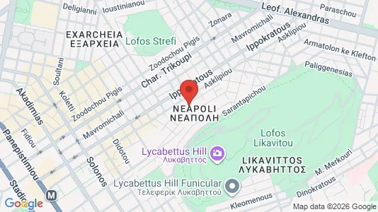 Apartments for rent i Athens Ampelokipoi - kort over placeringen