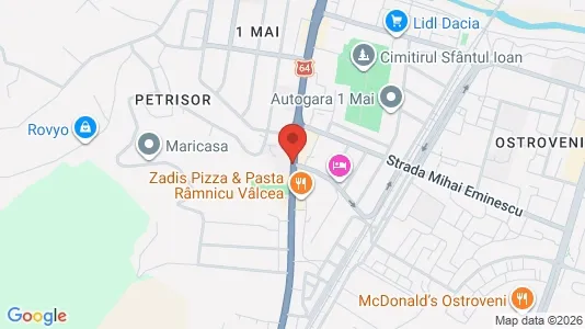 Apartments for rent i Râmnicu Vâlcea - kort over placeringen
