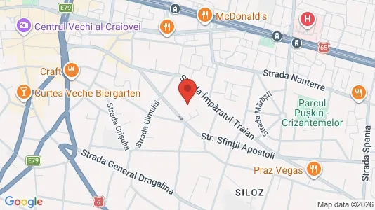 Apartments for rent i Craiova - kort over placeringen