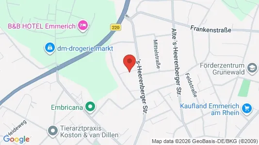 Apartments for rent i Kleve - kort over placeringen