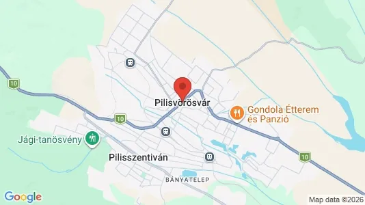 Apartments for rent i Pilisvörösvári - kort over placeringen