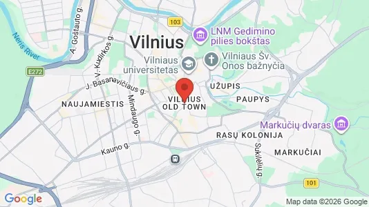 Apartments for rent in Vilnius Senamiestis - Photo from Google Street View