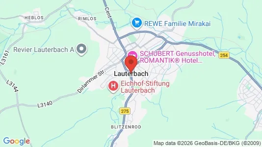 Apartments for rent i Vogelsbergkreis - kort over placeringen