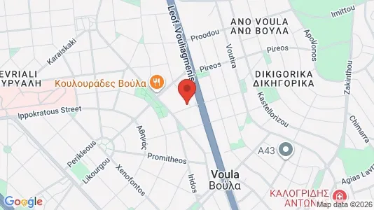 Apartments for rent i Glyfada - kort over placeringen