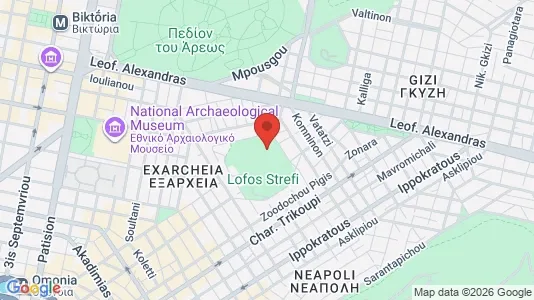 Apartments for rent i Athens Ampelokipoi - kort over placeringen