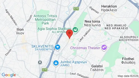 Apartments for rent i Filadelfeia-Chalkidona - kort over placeringen