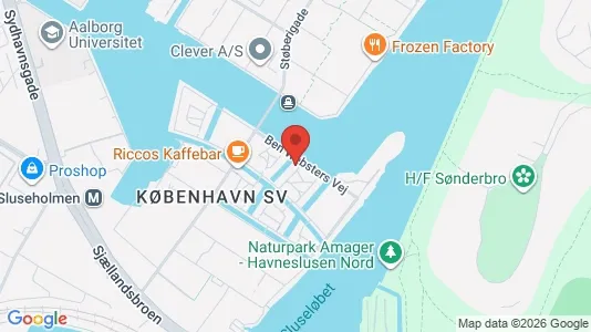 Apartments for rent i Copenhagen SV - kort over placeringen