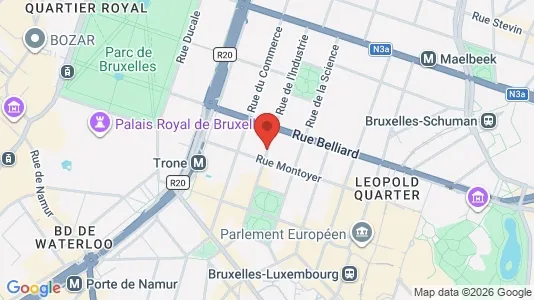Apartments for rent i Stad Brussel - kort over placeringen