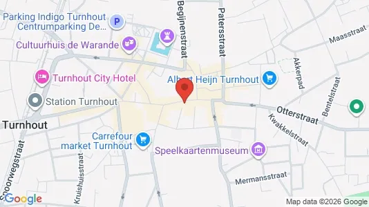 Apartments for rent i Turnhout - kort over placeringen