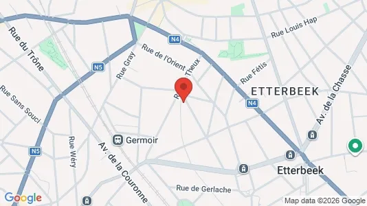 Apartments for rent in Brussels Etterbeek - Photo from Google Street View