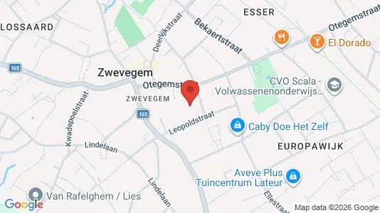 Apartments for rent i Zwevegem - kort over placeringen