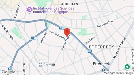 Apartments for rent in Brussels Etterbeek - Photo from Google Street View