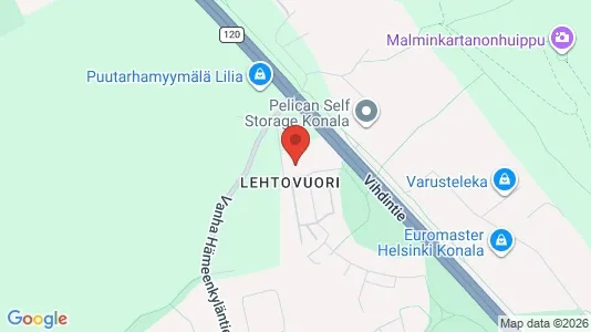 Apartments for rent i Helsinki Läntinen - kort over placeringen
