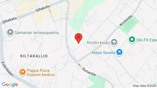 Apartments for rent i Espoo - kort over placeringen