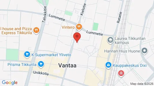 Apartments for rent i Vantaa - kort over placeringen