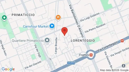 Rooms for rent i Milano Zona 6 - Barona, Lorenteggio - kort over placeringen