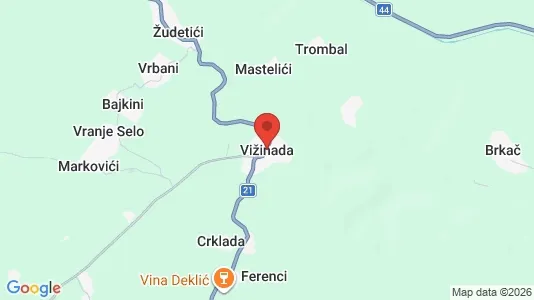 Apartments for rent i Vižinada - kort over placeringen