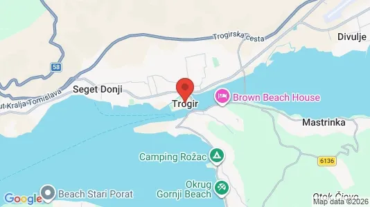 Apartments for rent in Trogir - Photo from Google Street View