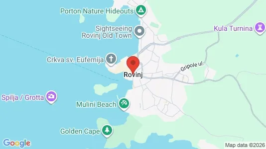 Apartments for rent in Rovinj - Photo from Google Street View