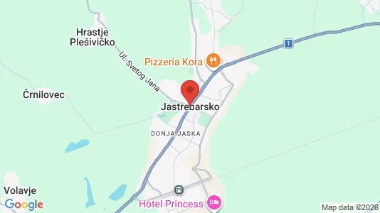 Apartments for rent i Jastrebarsko - kort over placeringen