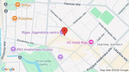 Apartments for rent i Riga Centrs - kort over placeringen