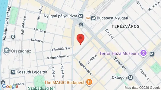 Apartments for rent i Budapest Újpest - kort over placeringen