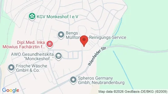 Apartments for rent i Mecklenburgische Seenplatte - kort over placeringen