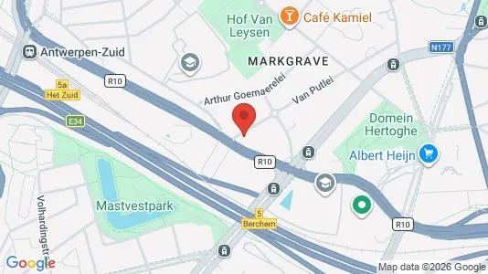 Apartments for rent i Stad Antwerp - kort over placeringen