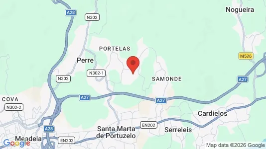 Apartments for rent i Viana do Castelo - kort over placeringen