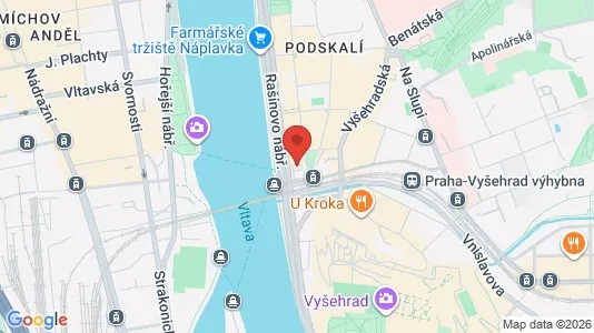 Apartments for rent i Prague 2 - kort over placeringen