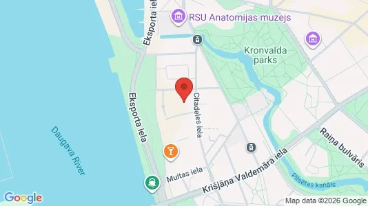 Apartments for rent i Riga Centrs - kort over placeringen