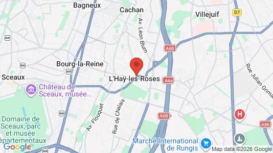 Apartments for rent i L'Haÿ-les-Roses - kort over placeringen