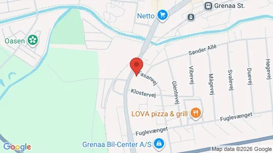 Apartments for rent i Grenaa - kort over placeringen