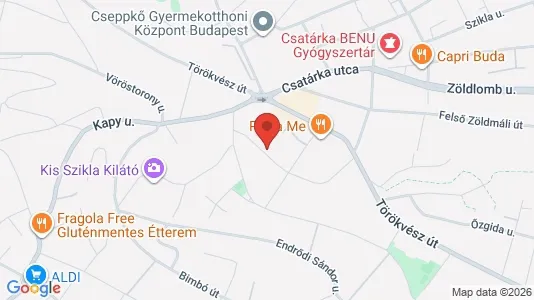 Apartments for rent i Budapest Rákosmente - kort over placeringen