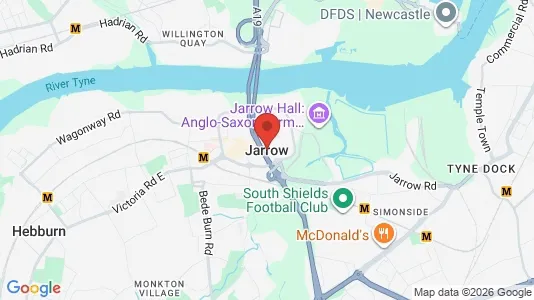 Houses for rent i Jarrow - Tyne and Wear - kort over placeringen