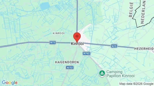 Houses for rent i Kinrooi - kort over placeringen