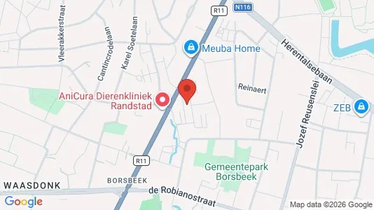 Apartments for rent in Borsbeek - Photo from Google Street View