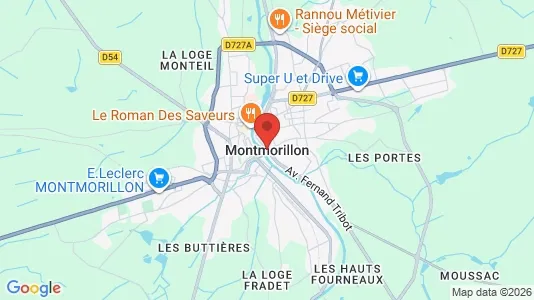 Houses for rent in Montmorillon - Photo from Google Street View