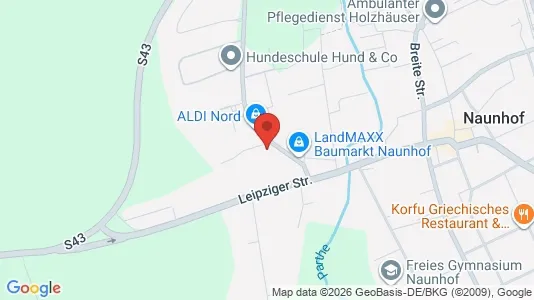 Apartments for rent i Leipzig - kort over placeringen