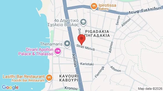 Apartments for rent i Glyfada - kort over placeringen