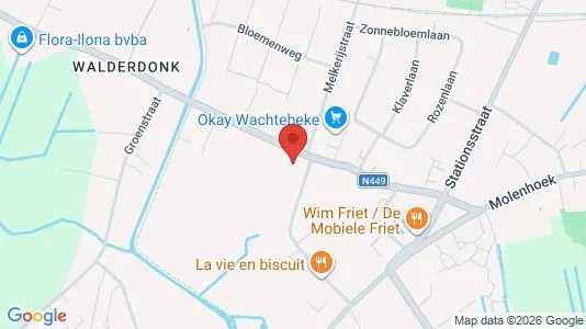 Apartments for rent i Wachtebeke - kort over placeringen