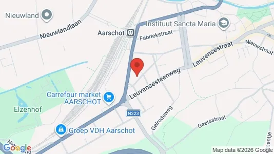Apartments for rent i Aarschot - kort over placeringen
